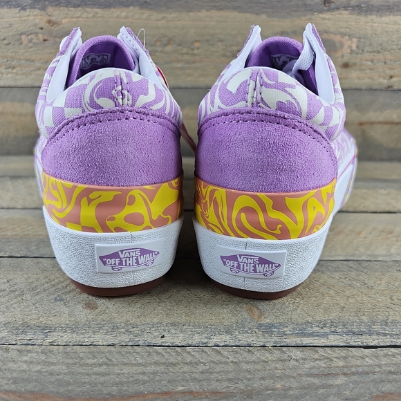 Vans Old Skool Stacked Wavy Days Platform Women's Shoes Suede & Canvas - Picture 4 of 10